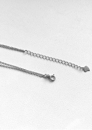 Кольє Фіаніт (5А) Срібло 925° (родій) GWN700P