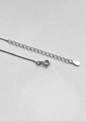 Кольє фіаніт Срібло 925° (родій) GWN701P