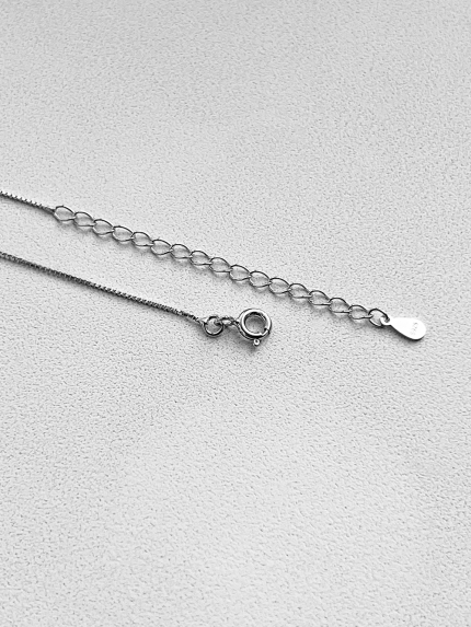 Кольє фіаніт Срібло 925° (родій) GWN701P