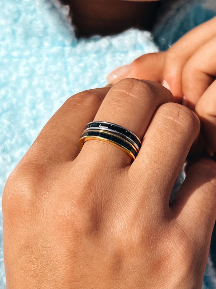 Pierścionek Fianit (AAAA) Srebro 925° (rod) EQR2718R6 R