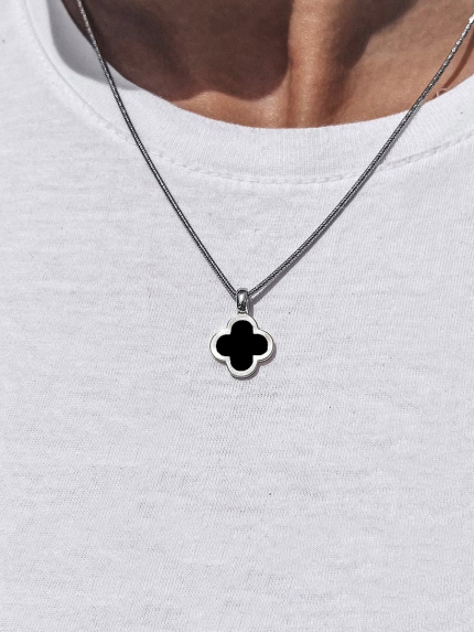 Zawieszka emaliowana Srebro 925° (rod) 000477