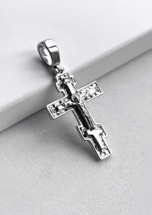 Підвіс без вставок Срібло 925° (родій) 2-0787.0.2