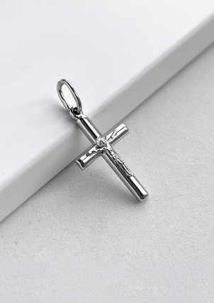 Підвіс без вставок Срібло 925° (родій) 2-6040.0.2