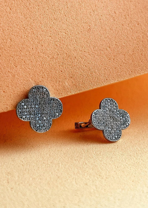 Сережки Фіаніт (5А) Срібло 925° (родій) 1085602