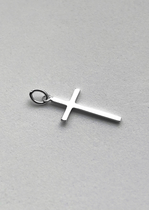 Підвіс без вставок Срібло 925° (родій) п2/1035-1