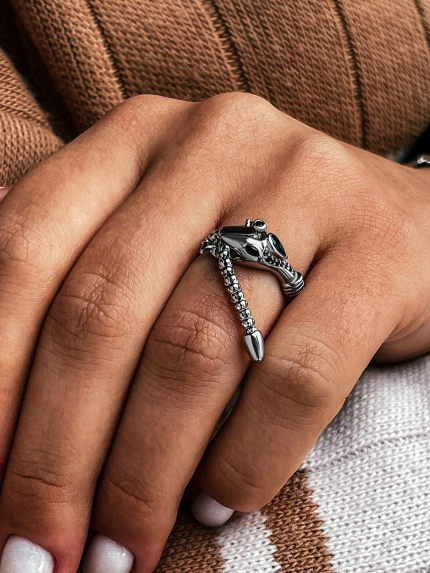 Каблучка фіаніт Срібло 925° (родій) EQR18P