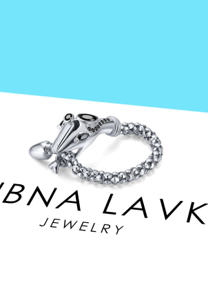 Каблучка фіаніт Срібло 925° (родій) EQR18P