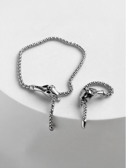 Браслет фіаніт Срібло 925° (родій) EQB14P