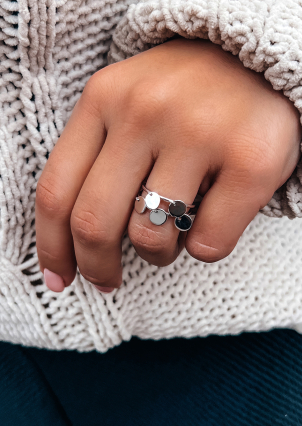 Ring without inserts Silver 925° (rhodium) 104310