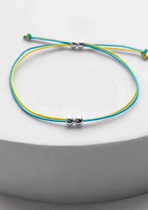 Браслет без вставок Срібло 925° (родій) 000487б