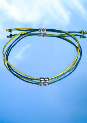 Браслет без вставок Срібло 925° (родій) 000487б