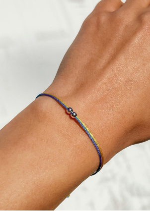 Браслет без вставок Срібло 925° (родій) 000487б