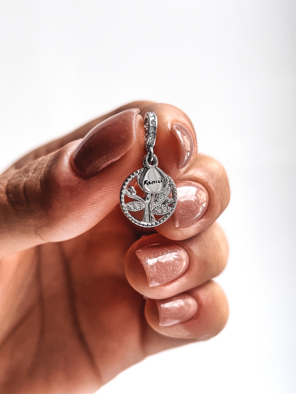 Підвіс Намистина Срібло 925° (родій) 000618