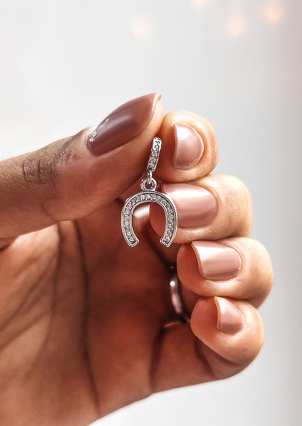 Підвіс Намистина фіаніт Срібло 925° (родій) 000615