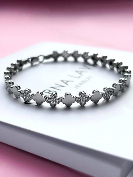 Sapphire bracelet Silver 925° (rhodium) 662045