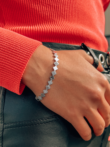 Sapphire bracelet Silver 925° (rhodium) 662045