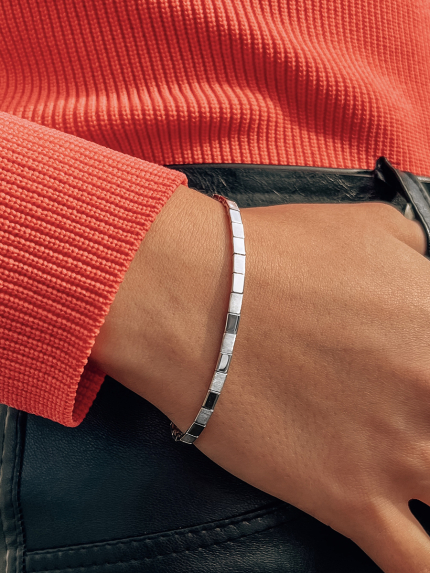 Браслет фіаніт Срібло 925° (родій) 661047