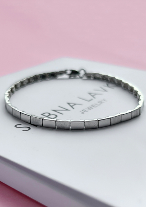 Браслет фіаніт Срібло 925° (родій) 661047