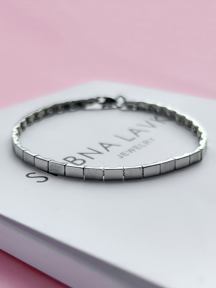 Браслет фіаніт Срібло 925° (родій) 661047