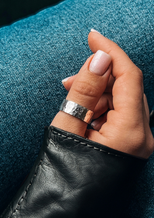 Каблучка без вставок Срібло 925° S0002/4