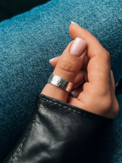 Каблучка без вставок Срібло 925° S0002/4