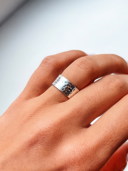 Каблучка без вставок Срібло 925° S0002/4