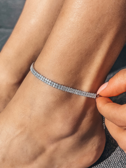 Браслет фіаніт Срібло 925° (родій) 957760