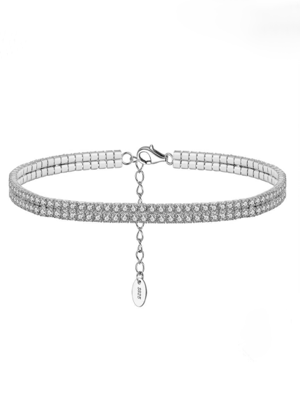 Браслет фіаніт Срібло 925° (родій) 957760