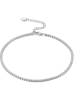 Браслет Фіаніт (5А) Срібло 925° (родій) 957761