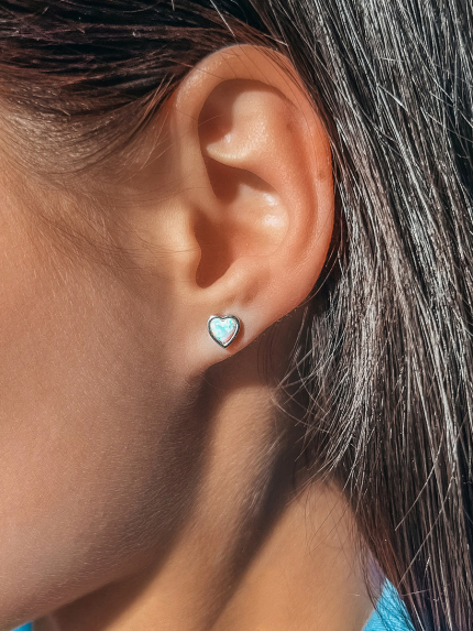 Kolczyki opalowe Srebro 925° (rod) sk2opb/1185