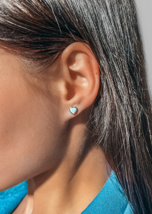 Kolczyki opalowe Srebro 925° (rod) sk2opb/1185