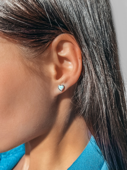 Kolczyki opalowe Srebro 925° (rod) sk2opb/1185