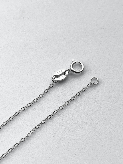 Кольє перламутр Срібло 925° (родій) 957765