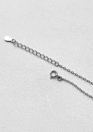 Кольє Фіаніт (5А) Срібло 925° (родій) 957766