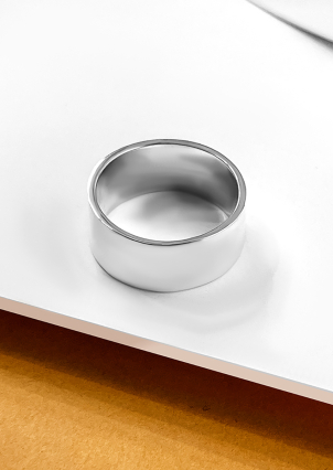 Каблучка без вставок Срібло 925° S0002