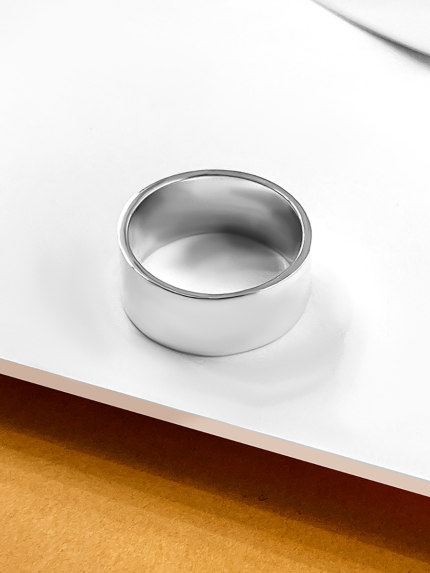 Каблучка без вставок Срібло 925° S0002