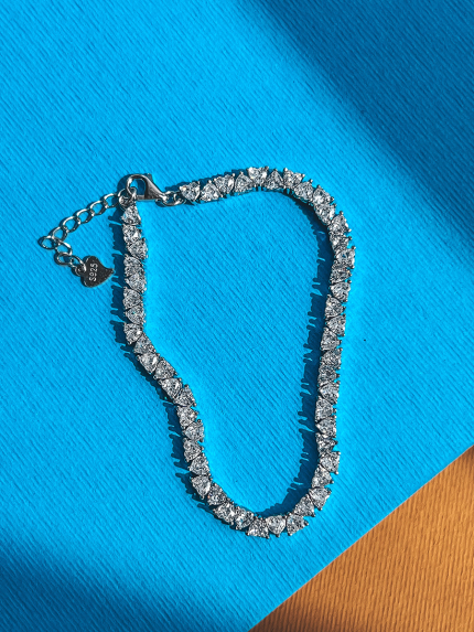 Fianite bracelet (AAAAA) Silver 925° (rhodium) 150178