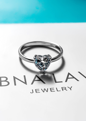 Каблучка Фіаніт (5А) Срібло 925° (родій) 19039