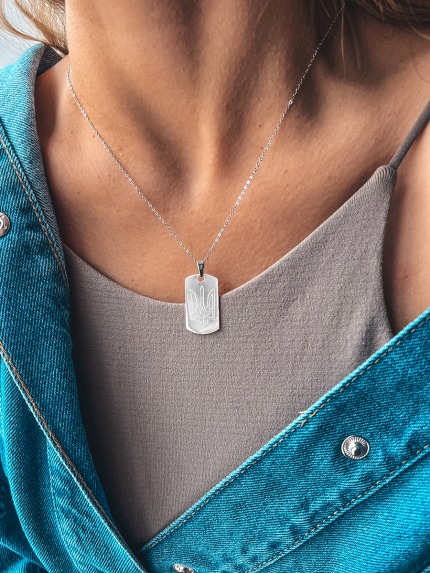 Підвіс без вставок Срібло 925° (родій) 001093