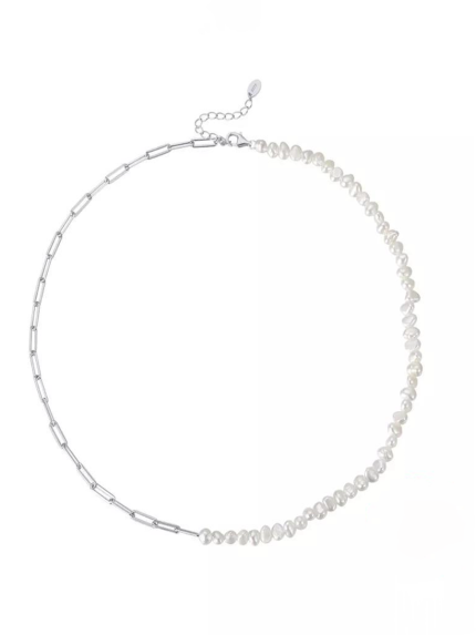 Кольє перлина Срібло 925° (родій) GPB01K