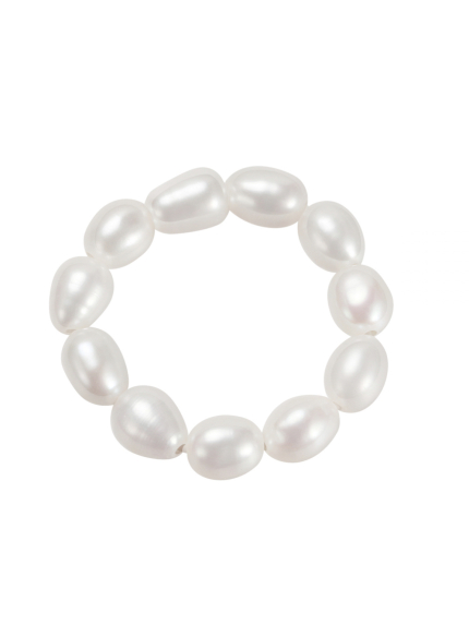 Каблучка перлина Срібло 925° (родій) GRP05M