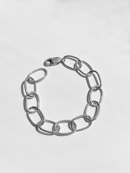 Bransoletka bez wkładek Srebro 925° (rod) 957873