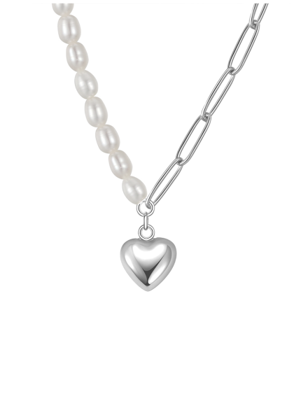 Кольє перлина Срібло 925° (родій) 957903