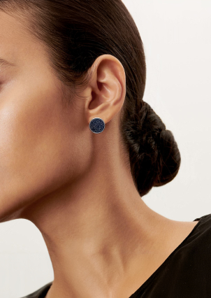 Сережки авантюрин Срібло 925° (родій) 9520375