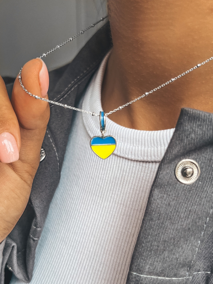 Підвіс емаль Срібло 925° (родій) 957905