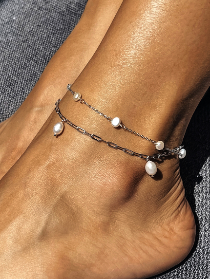 Pearl bracelet Silver 925° (rhodium) SA51P