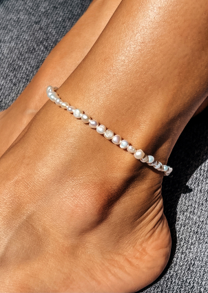 Браслет перлина Срібло 925° (родій) GZB200P8