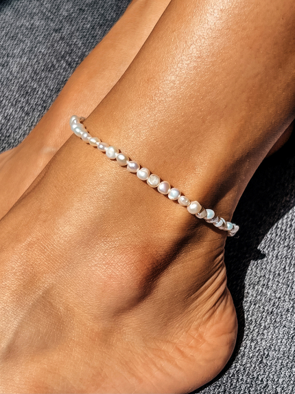 Браслет перлина Срібло 925° (родій) GZB200P8