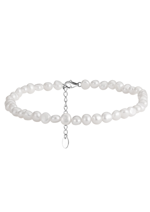 Браслет перлина Срібло 925° (родій) GZB200P8