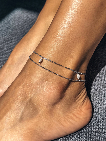 Pearl bracelet Silver 925° (rhodium) SA41P